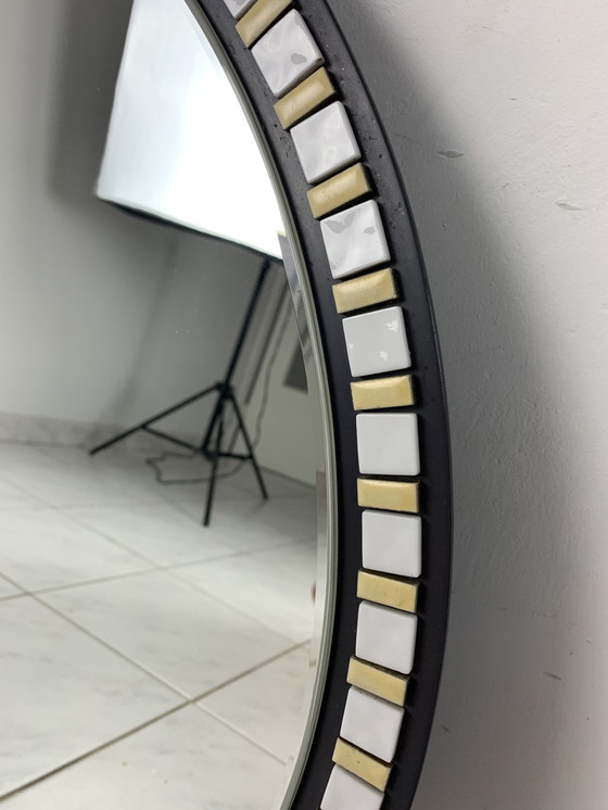 Image 1 of Vintage 80s Xl Knitter Duro Mirror