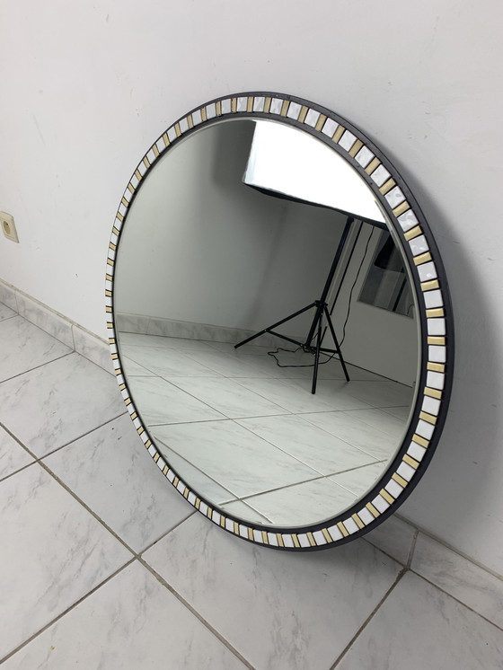 Image 1 of Vintage 80s Xl Knitter Duro Mirror