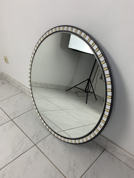 Image 1 of Vintage 80s Xl Knitter Duro Mirror