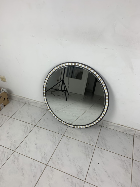 Image 1 of Vintage 80s Xl Knitter Duro Mirror