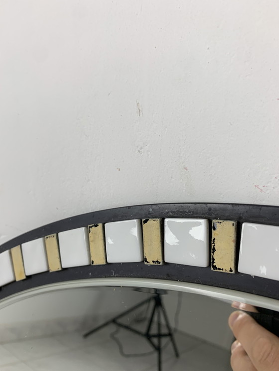 Image 1 of Vintage 80s Xl Knitter Duro Mirror