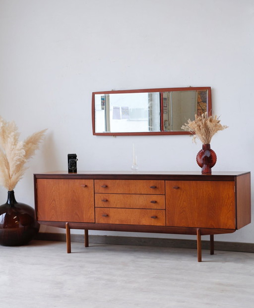 Enfilade Vintage En Teck Et Afromosia White & Newton – Années 60
