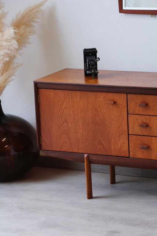 Enfilade Vintage En Teck Et Afromosia White & Newton – Années 60