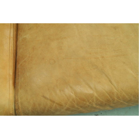 Image 1 of Canapé vintage suédois en cuir aniline de IRE AB Skillingaryd Mobel, 1970