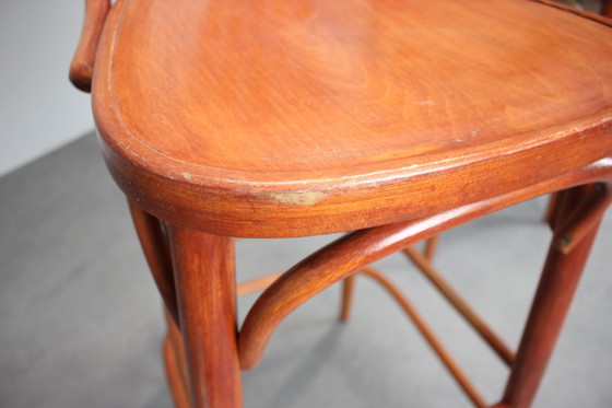 Image 1 of Ensemble de 2 tabourets de bar vintage par Ton, 1980