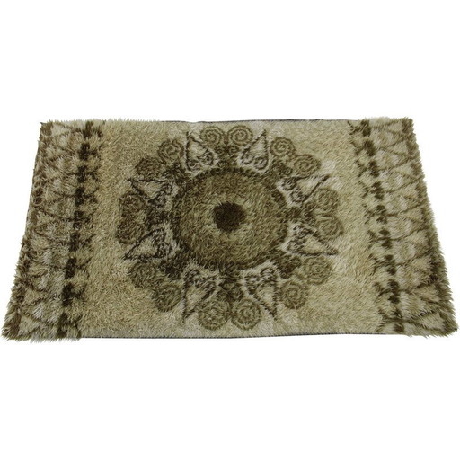 Tapis vintage danois en laine, 1970