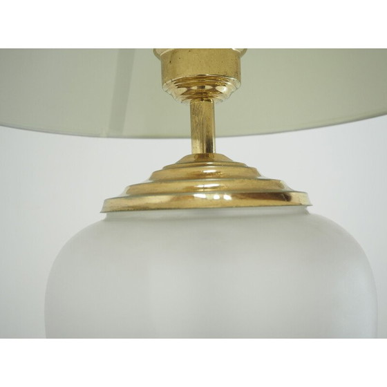 Image 1 of Lampe de table en verre du milieu du siècle, Italie 1960