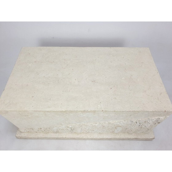 Image 1 of Table basse vintage en pierre de Mactan par Magnussen Ponte, 1980