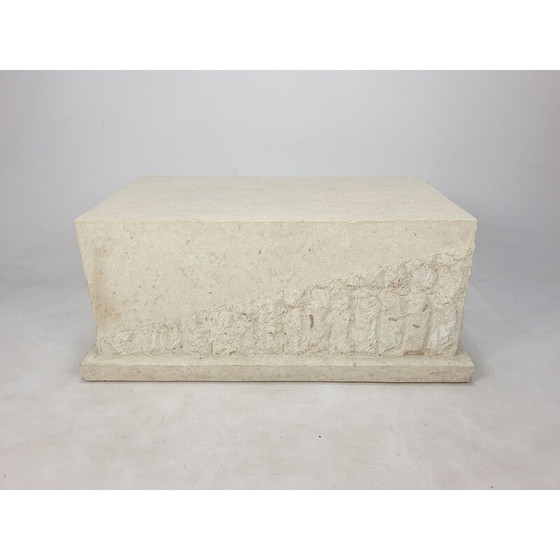 Image 1 of Table basse vintage en pierre de Mactan par Magnussen Ponte, 1980