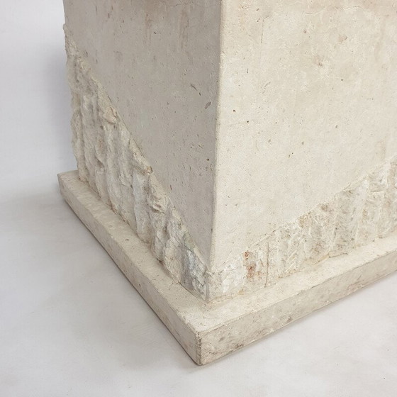 Image 1 of Table basse vintage en pierre de Mactan par Magnussen Ponte, 1980