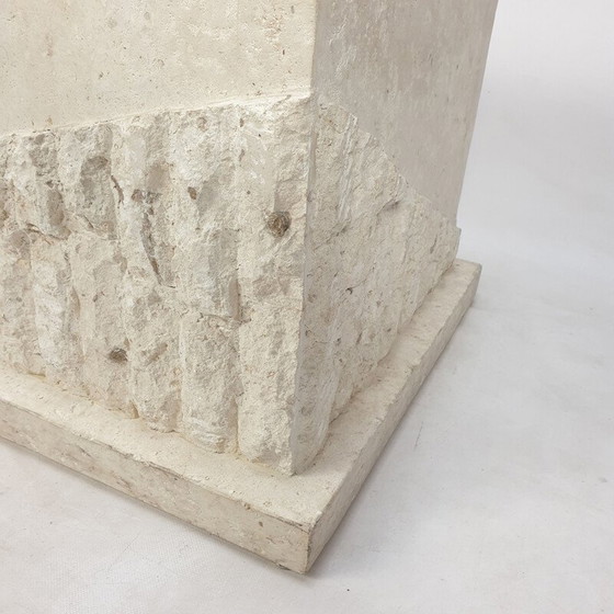 Image 1 of Table basse vintage en pierre de Mactan par Magnussen Ponte, 1980