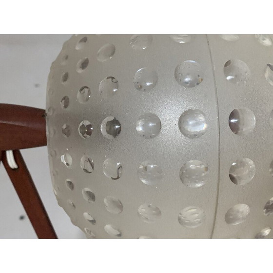 Image 1 of Applique vintage en teck et plastique, 1970