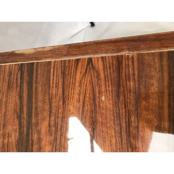 Image 1 of Commode vintage en placage de bois de rose avec 3 tiroirs