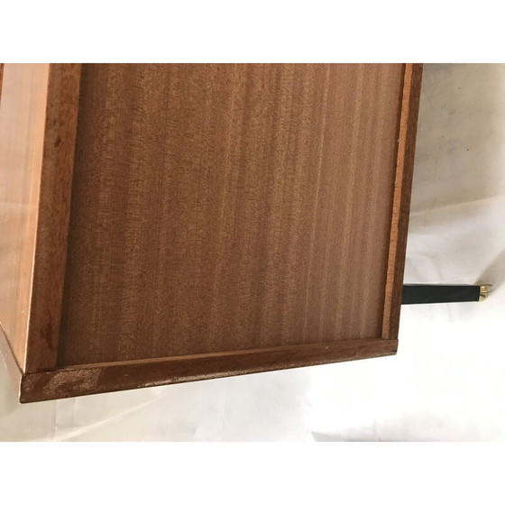 Image 1 of Commode vintage en placage de bois de rose avec 3 tiroirs