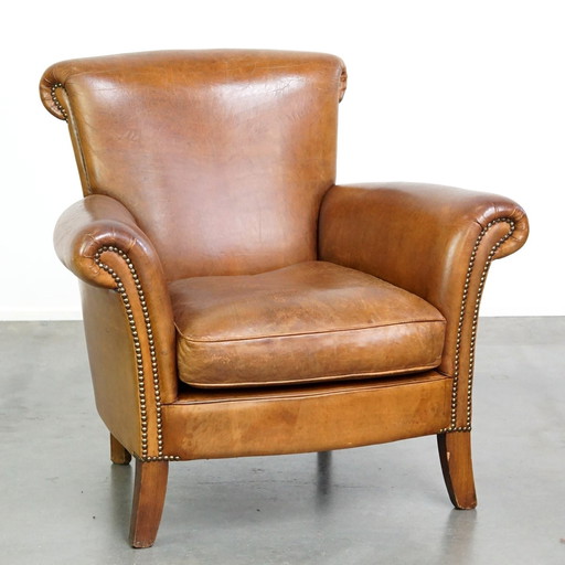 Fauteuil en peau de mouton