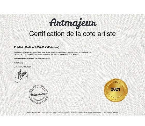 Image 1 of Gouache Abstraite 