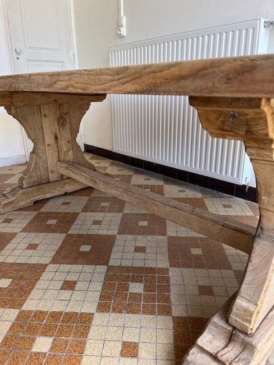 Image 1 of Table Monastère Chêne Brut