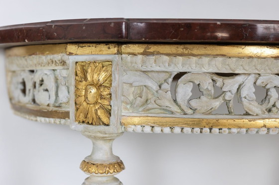 Image 1 of Malot: Paire de Consoles Laquées d’Époque Louis XVI, Circa 1780