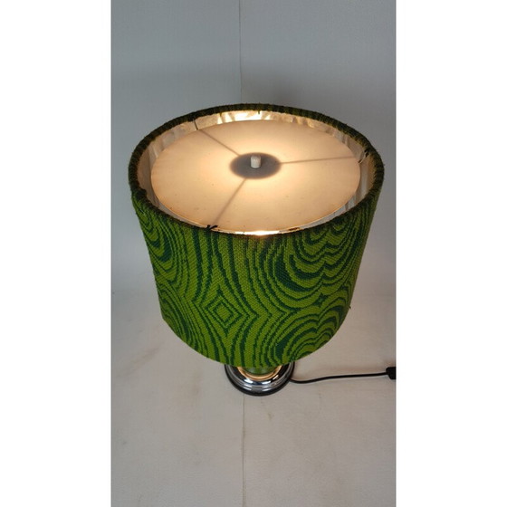 Image 1 of Lampe en laine et chrome par Gura Leuchten - années 1960