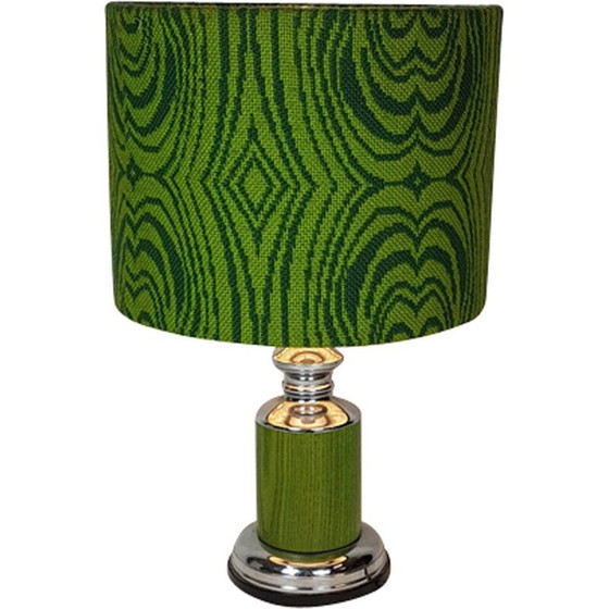 Image 1 of Lampe en laine et chrome par Gura Leuchten - années 1960