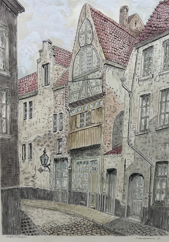 Image 1 of J. Van Der Avoirt '75 et '76 - Vues des rues d'Anvers