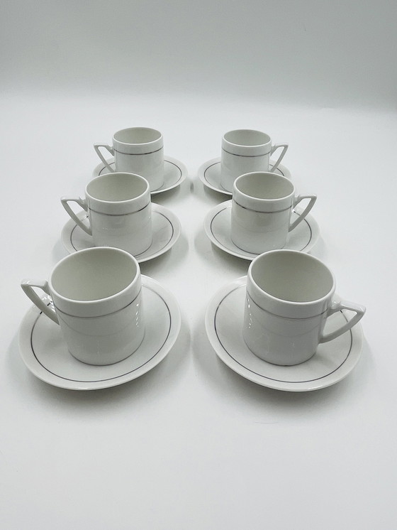 Image 1 of Lot De 6 Tasses Et Sous-Tasses Eschenbach 