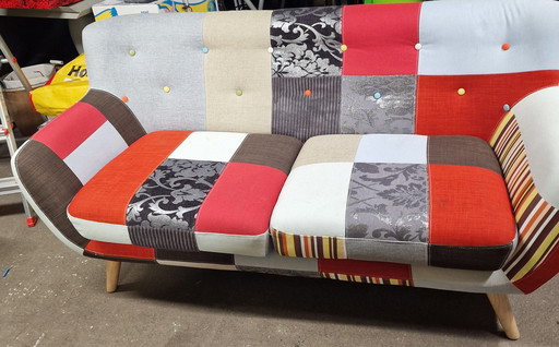 Hip, Vintage/Retro Siège + 2 places en Patchwork