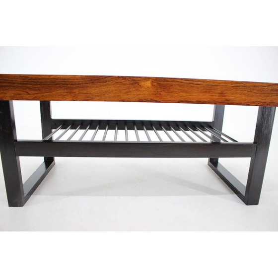 Image 1 of Table basse vintage en bois de rose, Danemark 1960