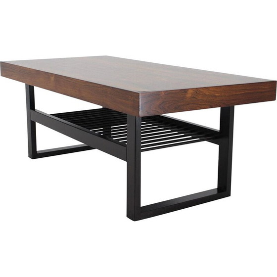 Image 1 of Table basse vintage en bois de rose, Danemark 1960