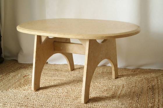 Image 1 of Table Basse En Pierre Naturelle Xxème 