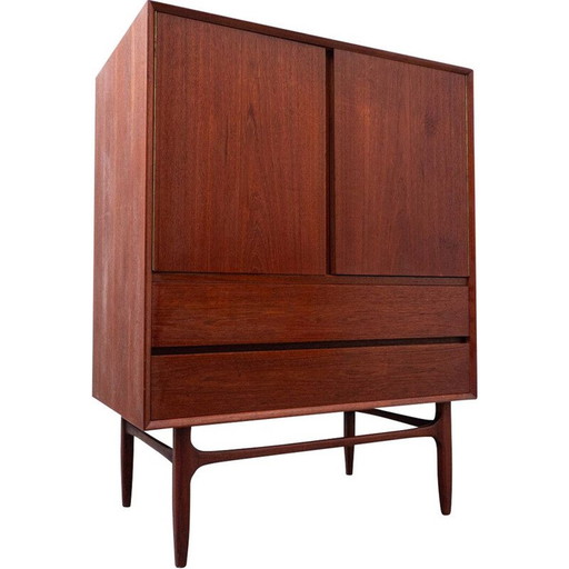 Armoire scandinave en bois du Mid Century, années 1960