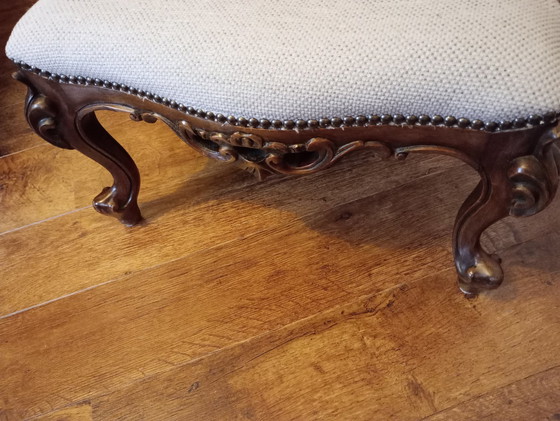 Image 1 of Chaise victorienne antique "Lady's Chair" (chaise de dame)