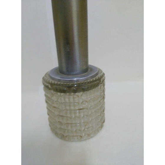 Image 1 of Paire de lustres dômes en métal et verre de Gaetano Sciolari, 1960