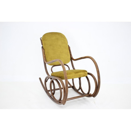 Image 1 of Fauteuil à bascule vintage pour Ton, Tchécoslovaquie 1960