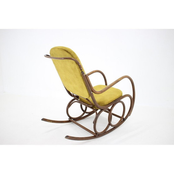 Image 1 of Fauteuil à bascule vintage pour Ton, Tchécoslovaquie 1960