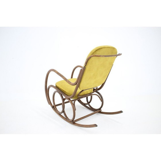 Image 1 of Fauteuil à bascule vintage pour Ton, Tchécoslovaquie 1960