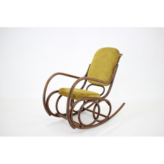 Image 1 of Fauteuil à bascule vintage pour Ton, Tchécoslovaquie 1960