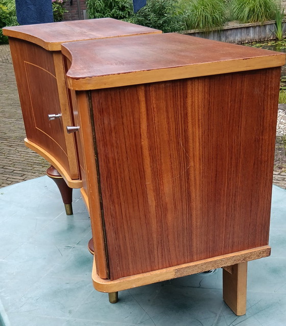 Image 1 of 2x Art Deco Nightstands As A Set