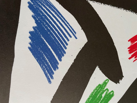 Image 1 of Aki Kuroda, Galerie Adrien Maeght, Copyright 1986 Adrien Maeght, Imprimerie Arte, Imprimé en France