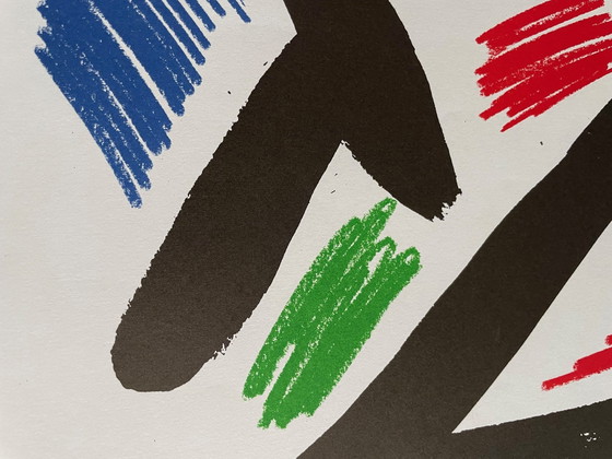 Image 1 of Aki Kuroda, Galerie Adrien Maeght, Copyright 1986 Adrien Maeght, Imprimerie Arte, Imprimé en France