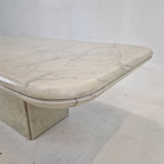 Image 1 of Table basse italienne vintage en marbre, 1970