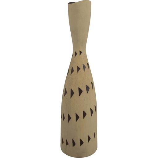 Vase en céramique du milieu du siècle, Tchécoslovaquie années 1960