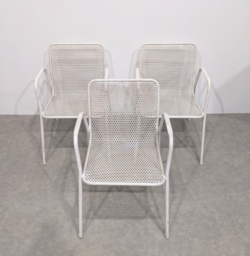 Ensemble de 3 chaises d'extérieur en émeu