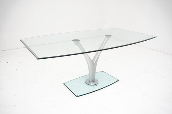 Image 1 of Rolf Benz 1210 Table de salle à manger Table en verre