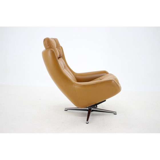 Image 1 of Fauteuil réglable en cuir Peem, Finlande 1970