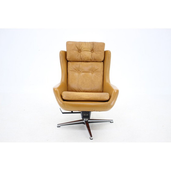 Image 1 of Fauteuil réglable en cuir Peem, Finlande 1970