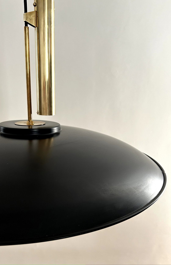 Image 1 of Stilnovo Suspension Lamp By Gaetano Sciolari