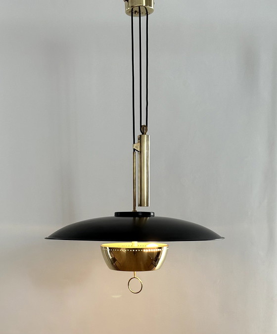 Image 1 of Stilnovo Suspension Lamp By Gaetano Sciolari