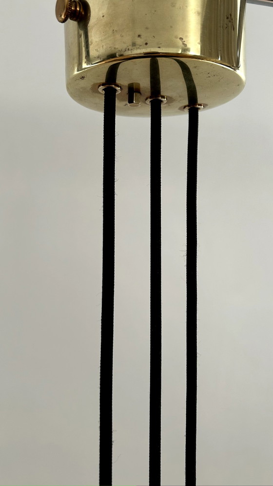 Image 1 of Stilnovo Suspension Lamp By Gaetano Sciolari