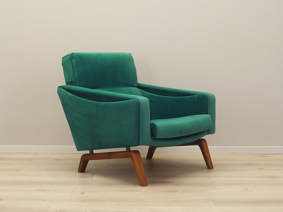 Image 1 of Fauteuil vert, Design danois, 1970S, Production : Danemark